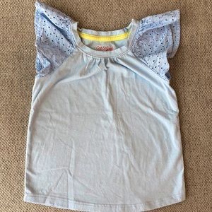 Cat & Jack Eyelet Sleeve Top